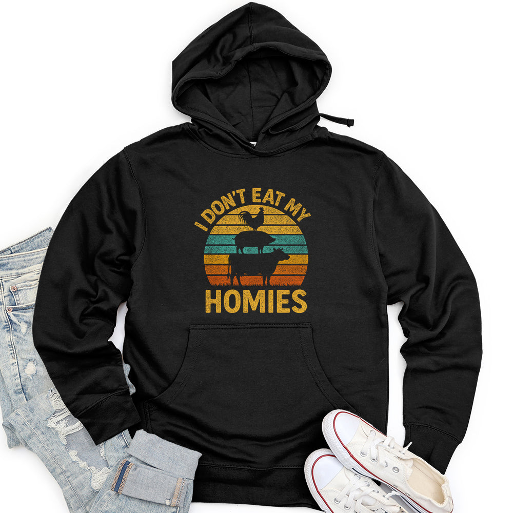 I Don't Eat My Homies Unisex Midweight Hoodie