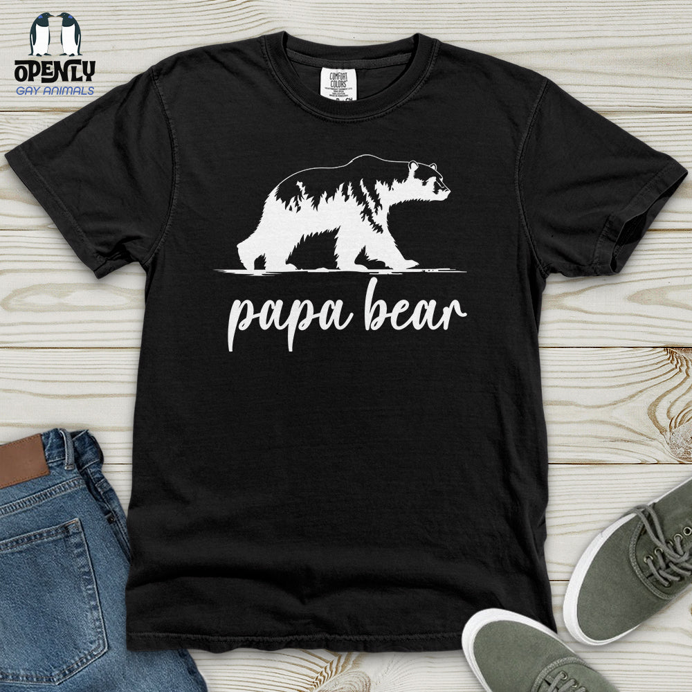 Papa Bear Heavy Cotton Comfort Colors Tee