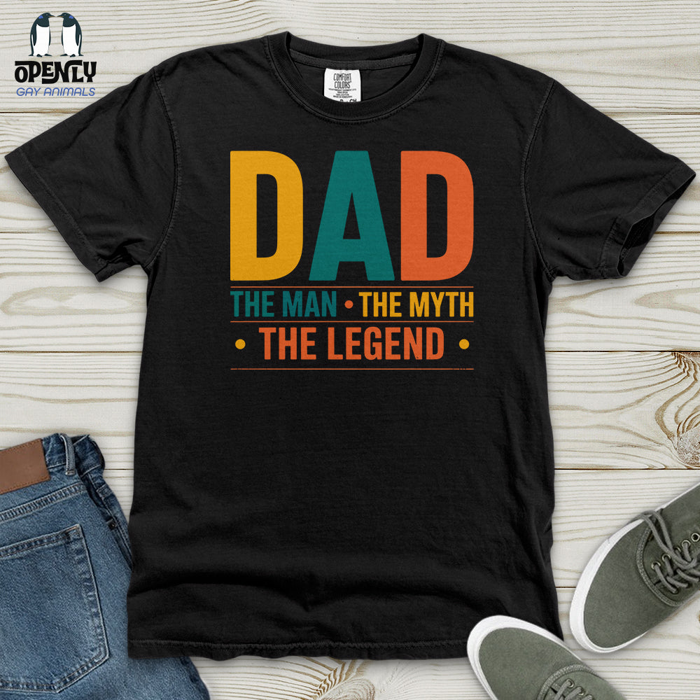 Dad, the Man The Myth The Legend Heavy Cotton Comfort Colors Tee