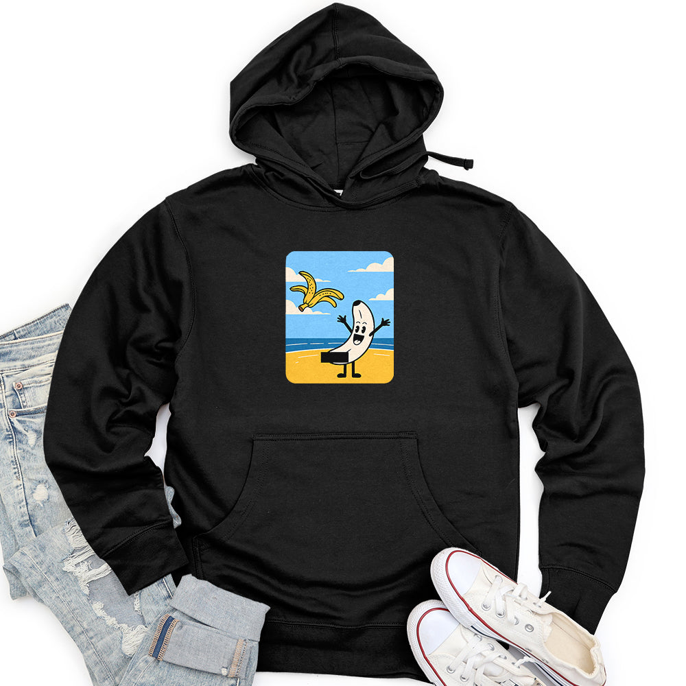 Funny Banana Unisex midweight hoodie