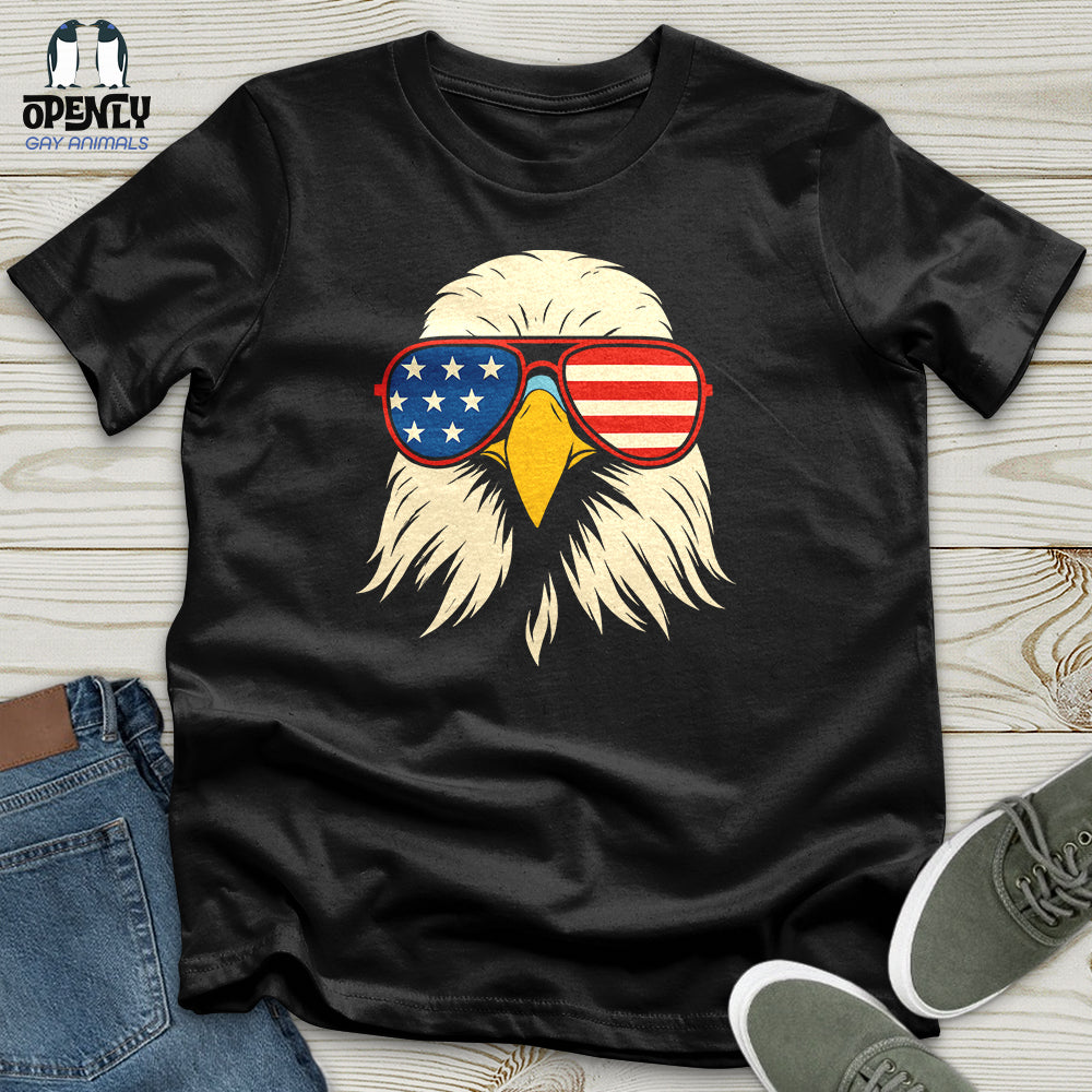 Magnetic American Flag Freedom Eagle USA Unisex T-Shirt