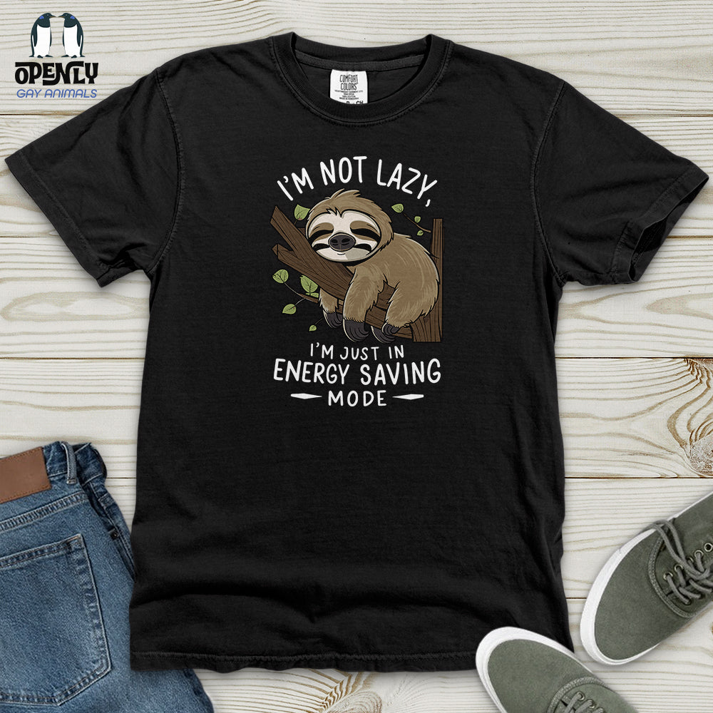 I'm Not Lazy, I'm Just in Power-Saving Mode Heavy Cotton Comfort Colors Tee