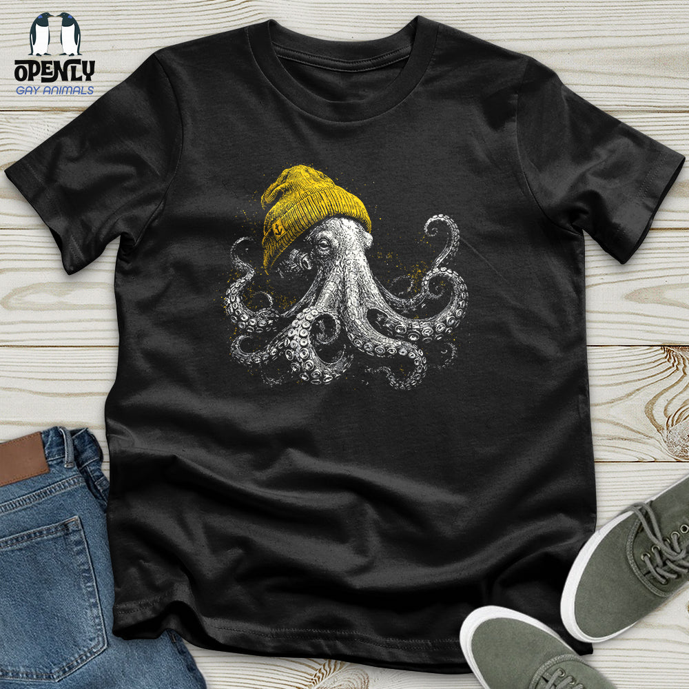 Winter Octopus Unisex T-Shirt