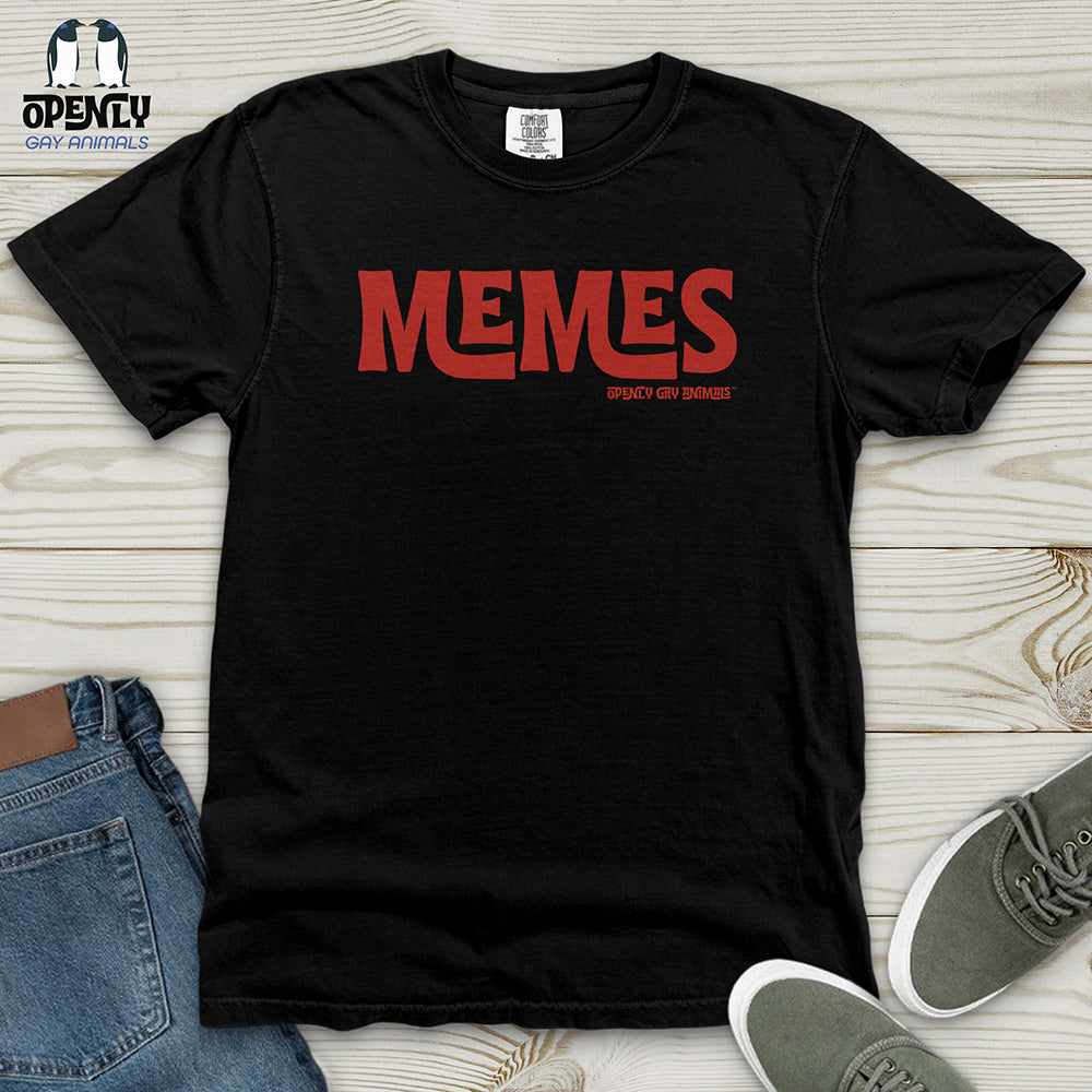 Memes -Red TM Heavy Cotton Comfort Colors Tee