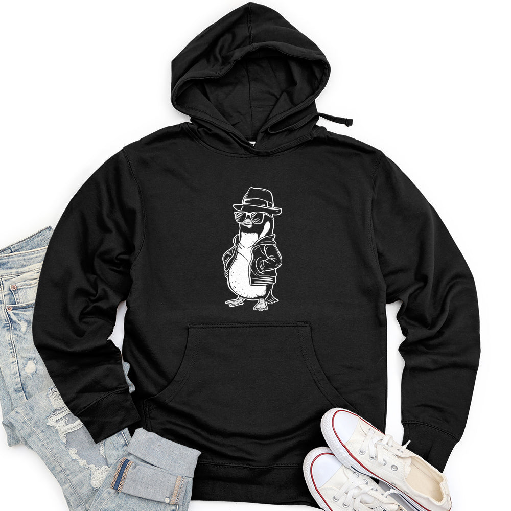 Cool Penguin Unisex Midweight Hoodie