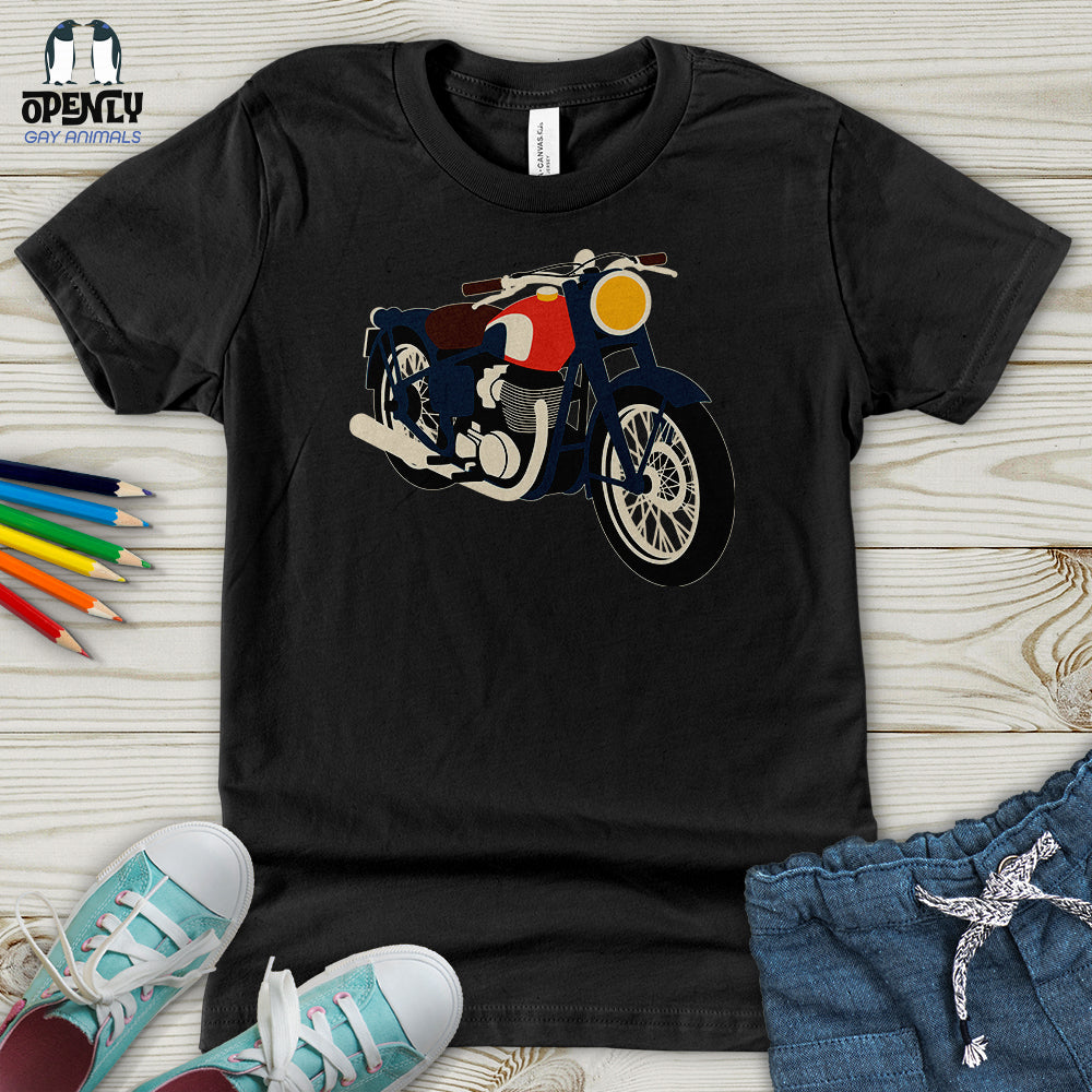 Vintage Motorcycle Youth T-Shirt
