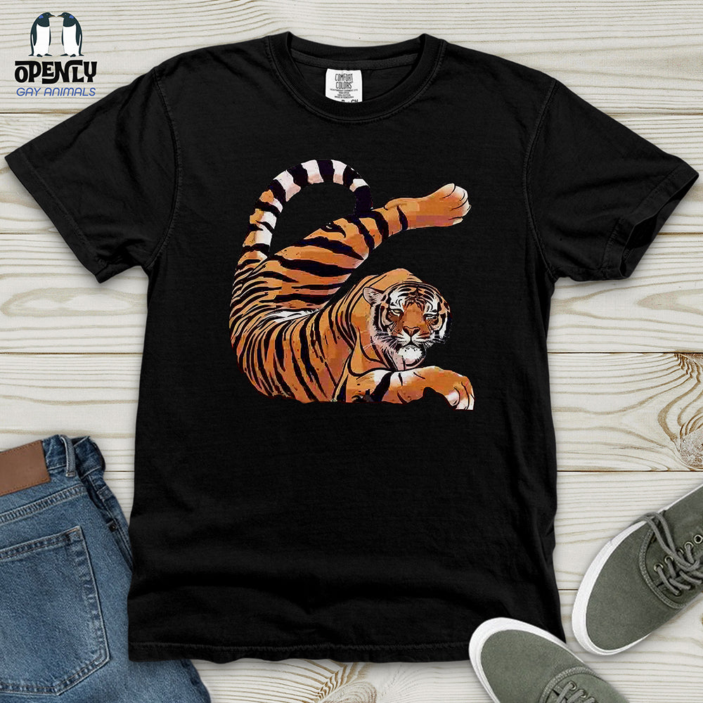 Stretching Tiger Heavy Cotton Comfort Colors Tee