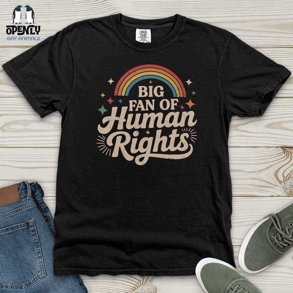 Big Fan Of Human Right 03 Heavy Cotton Comfort Colors Tee