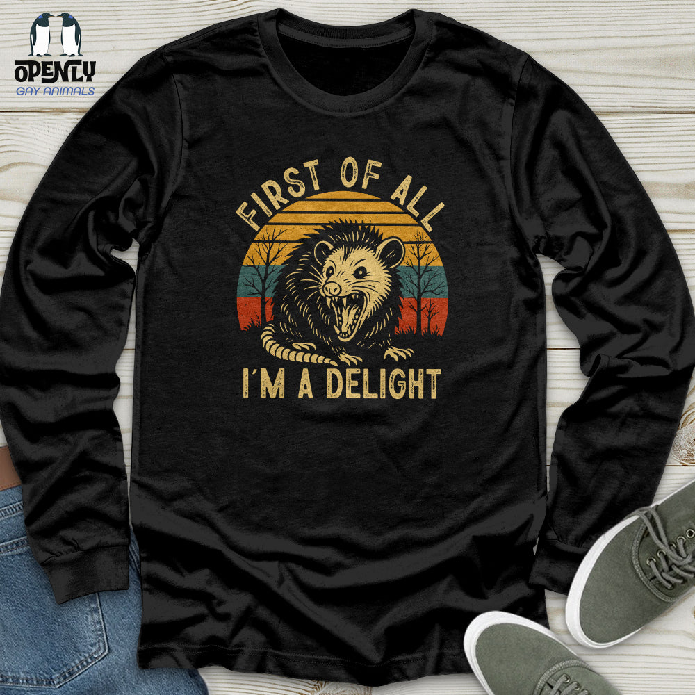First Of All Unisex Long Sleeve Tee