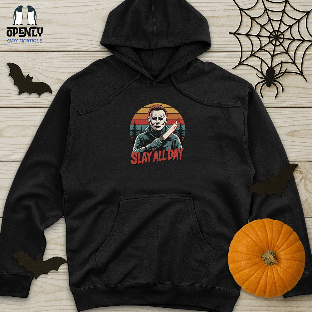 Slay All Day Unisex midweight hoodie