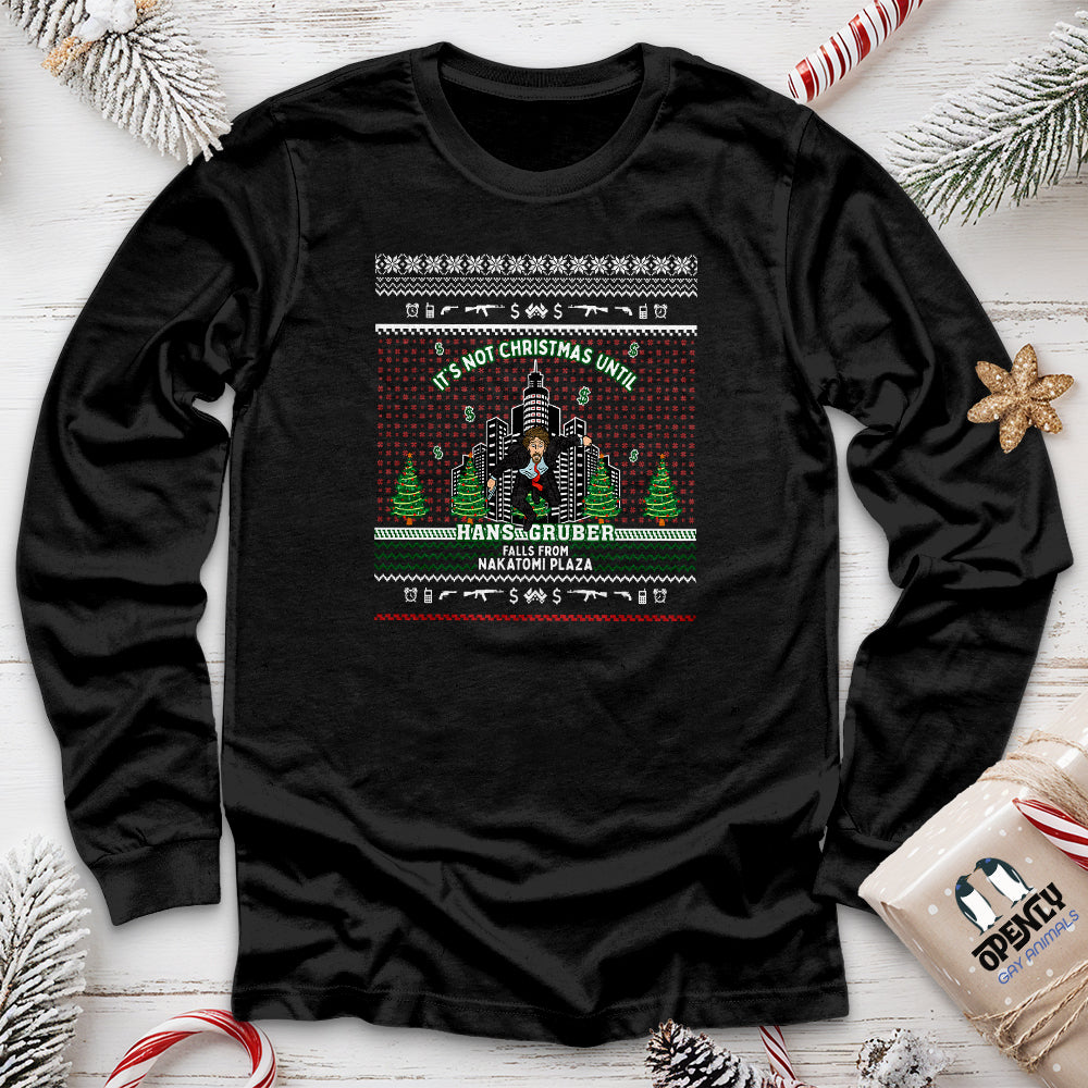 Hans Gruber Unisex Long Sleeve Tee