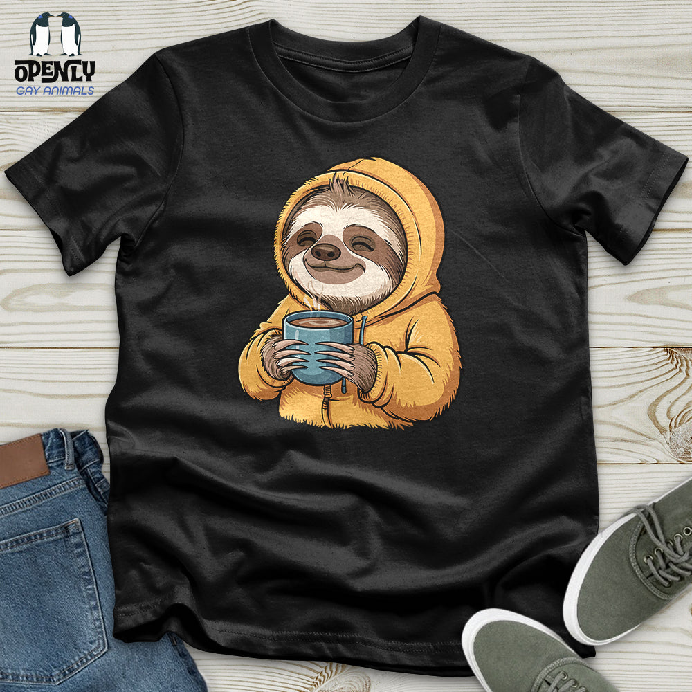 Sloth With Coffee Unisex T-Shirt