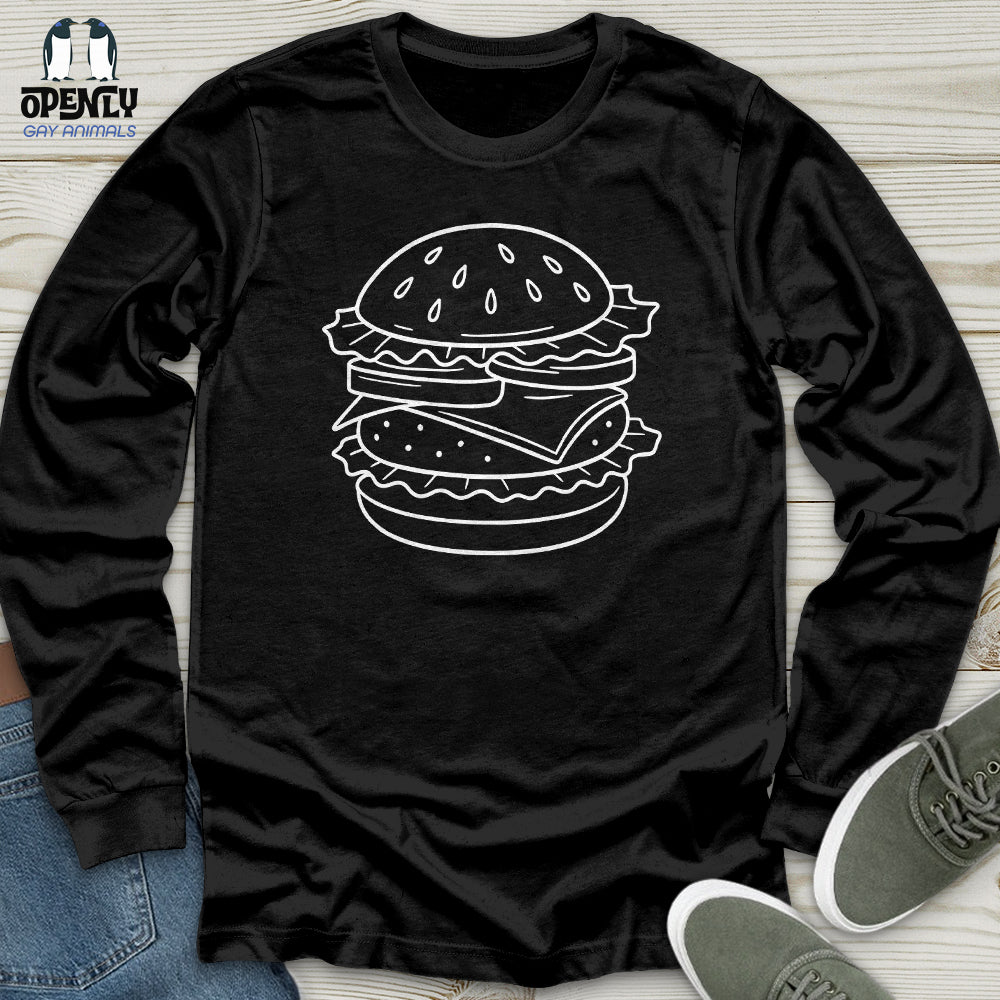 The Burger Unisex Long Sleeve Tee
