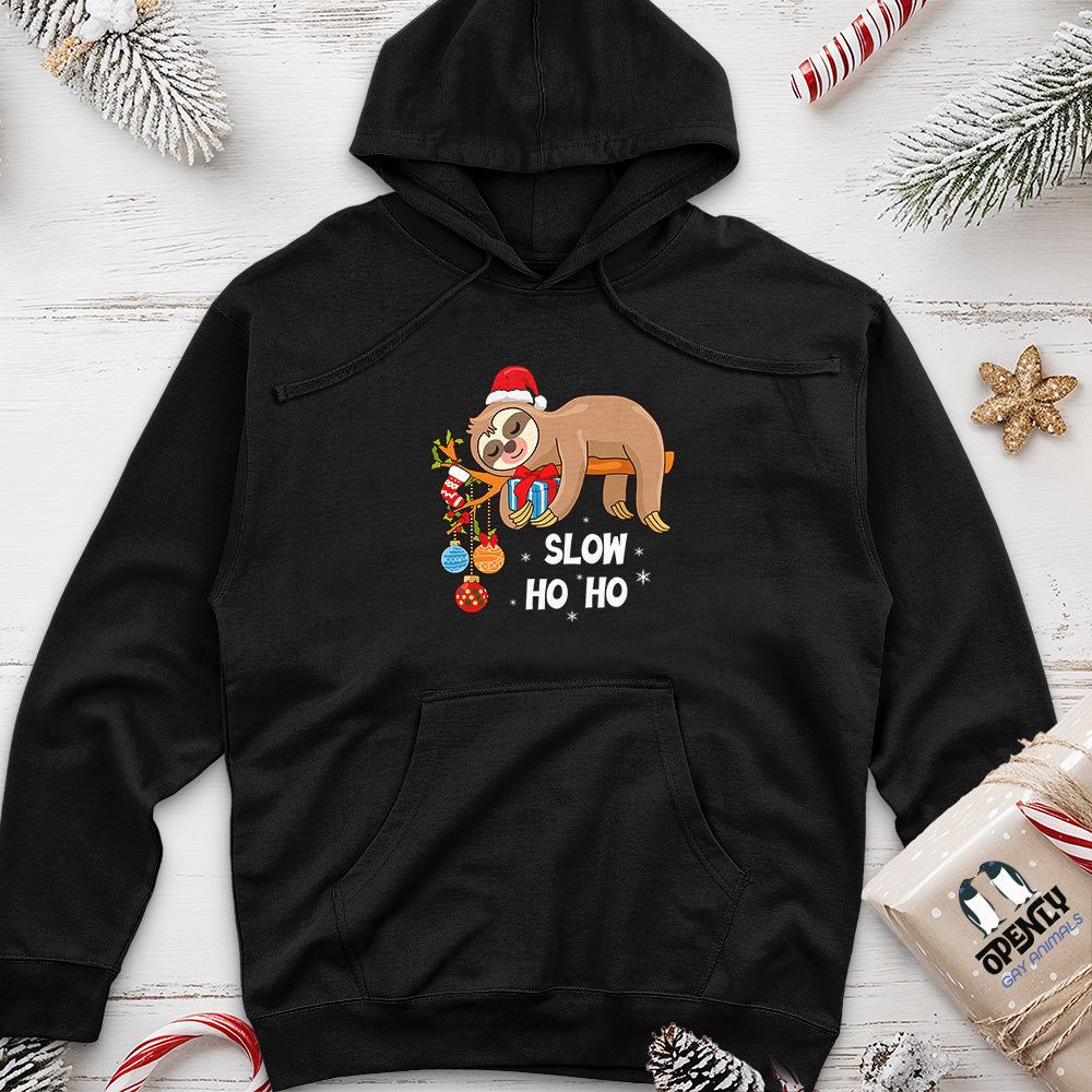 Slow Ho Ho Unisex Midweight Hoodie