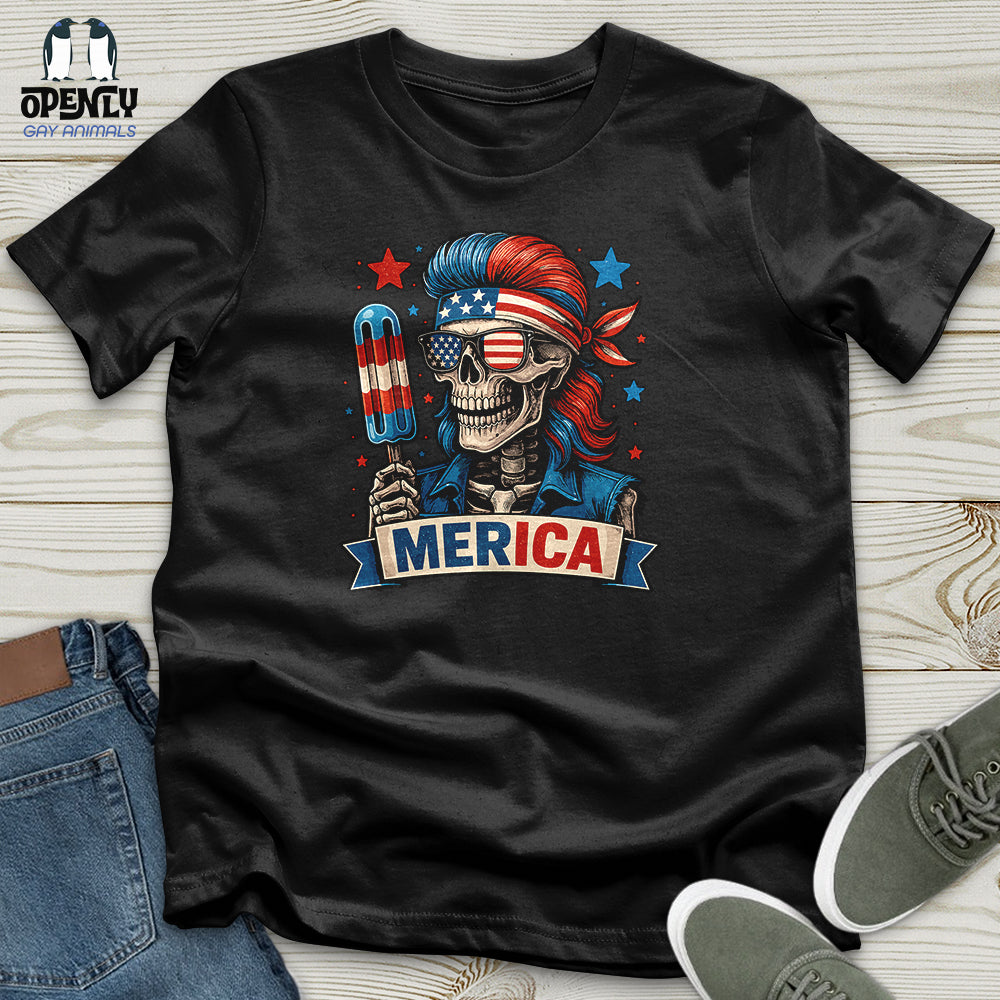 Merica Skull Unisex T-Shirt