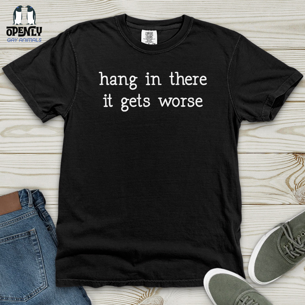 Hang In There 02 Heavy Cotton Comfort Colors Tee