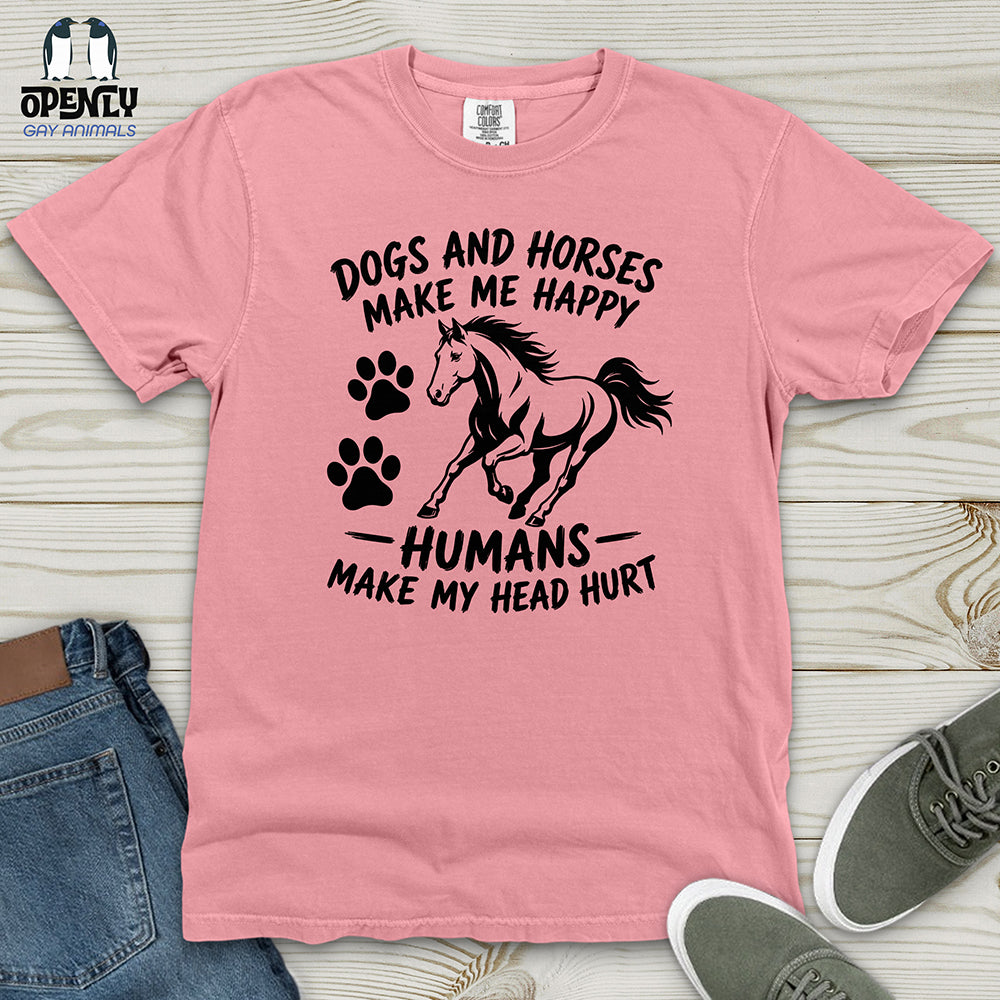 Humans Make My Head Hurt Heavy Cotton Comfort Colors Tee