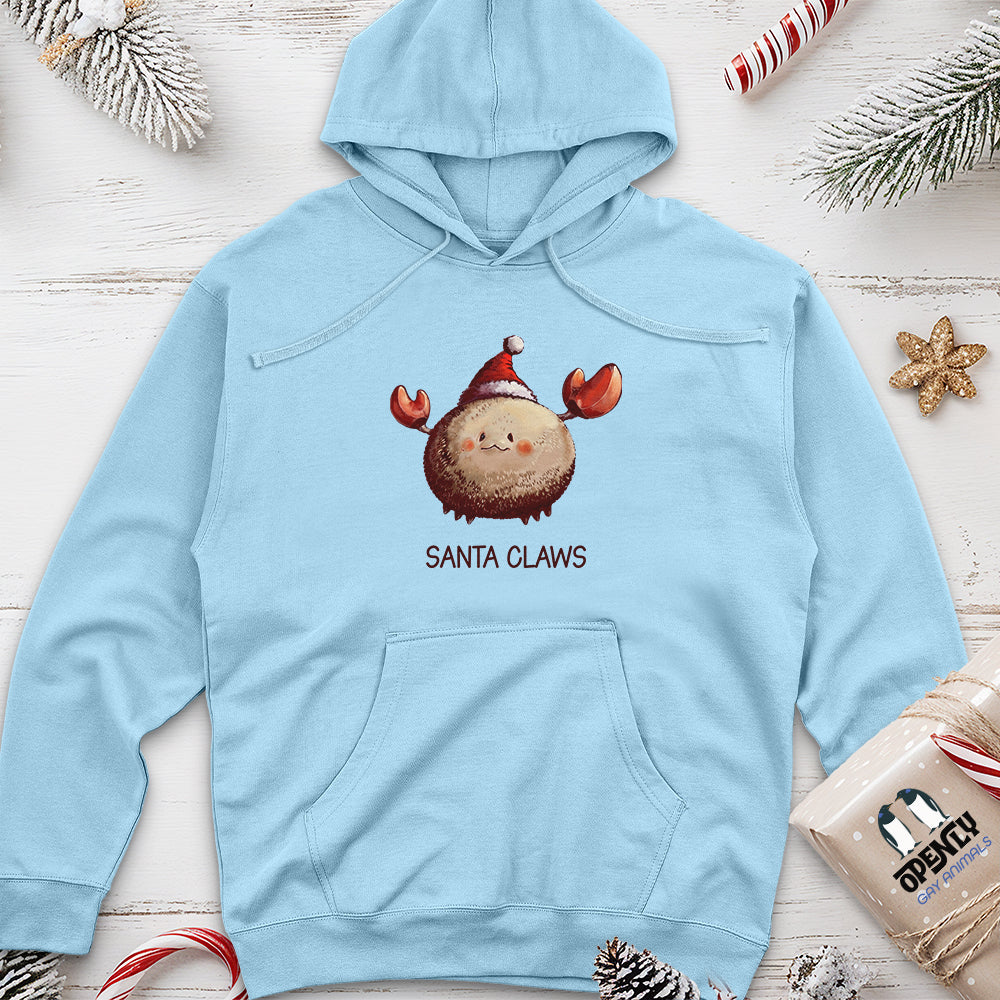 Santa Claws Unisex Midweight Hoodie