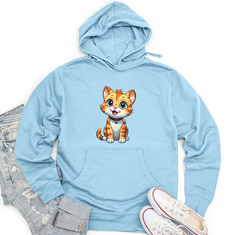 Cat Unisex Midweight Hoodie