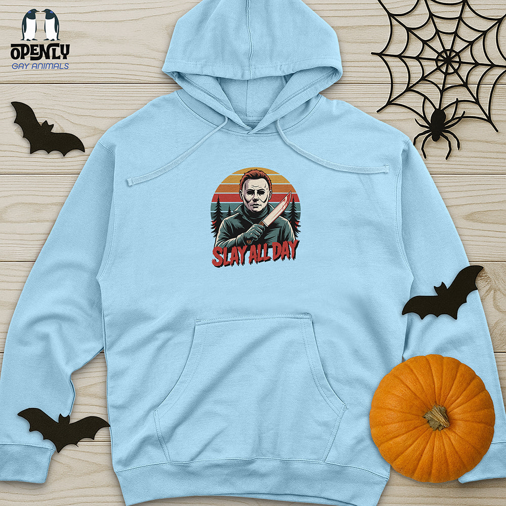 Slay All Day Unisex midweight hoodie