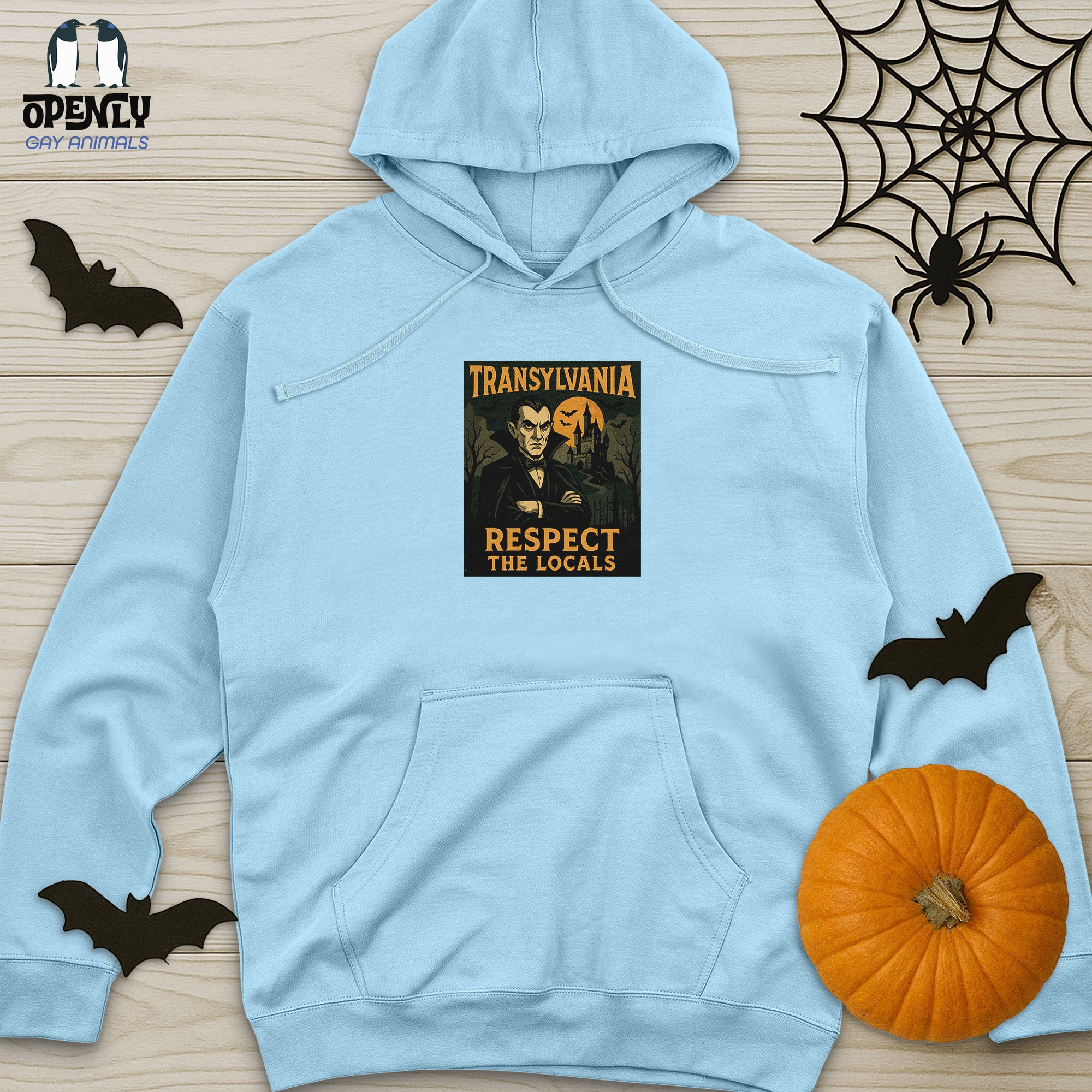 Transylvania Respect the Locals Unisex midweight hoodie