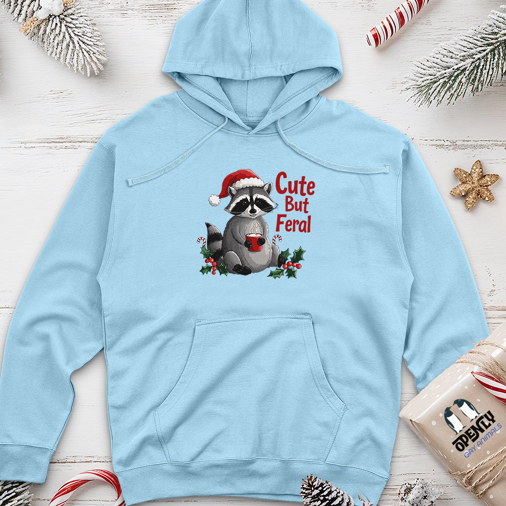 Cute But Feral Unisex Midweight Hoodie