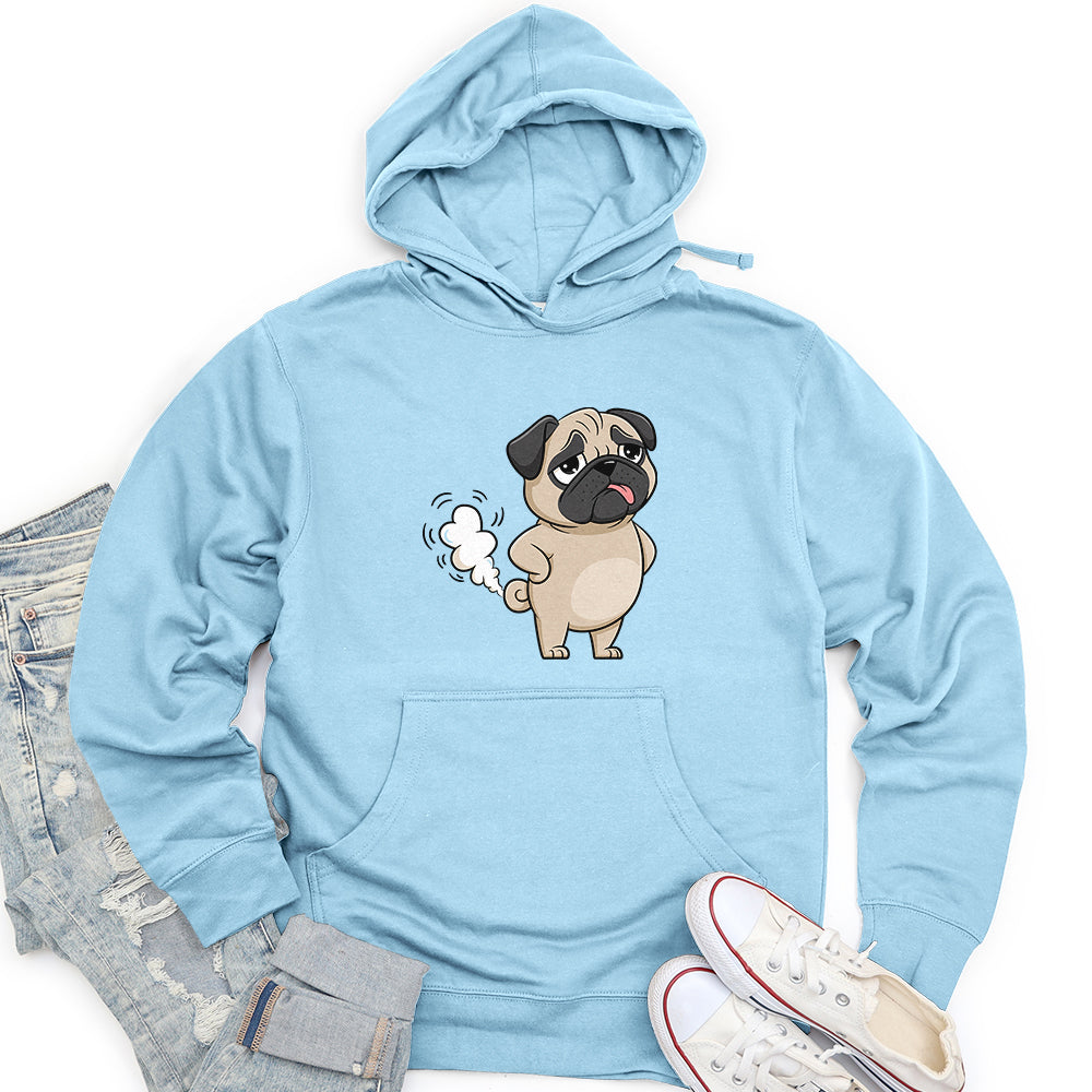 Farting Dog Unisex Midweight Hoodie