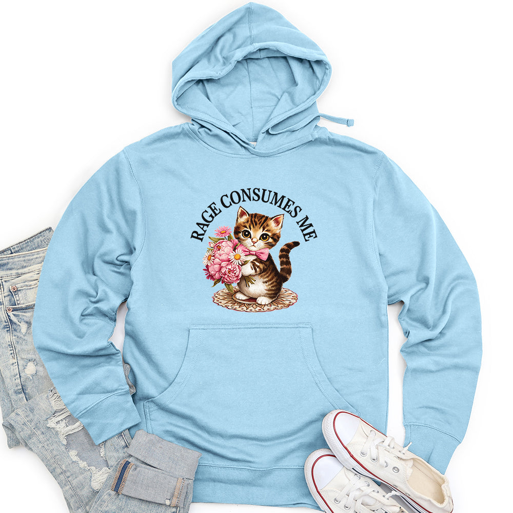 Rage Consumes Me Unisex Midweight Hoodie
