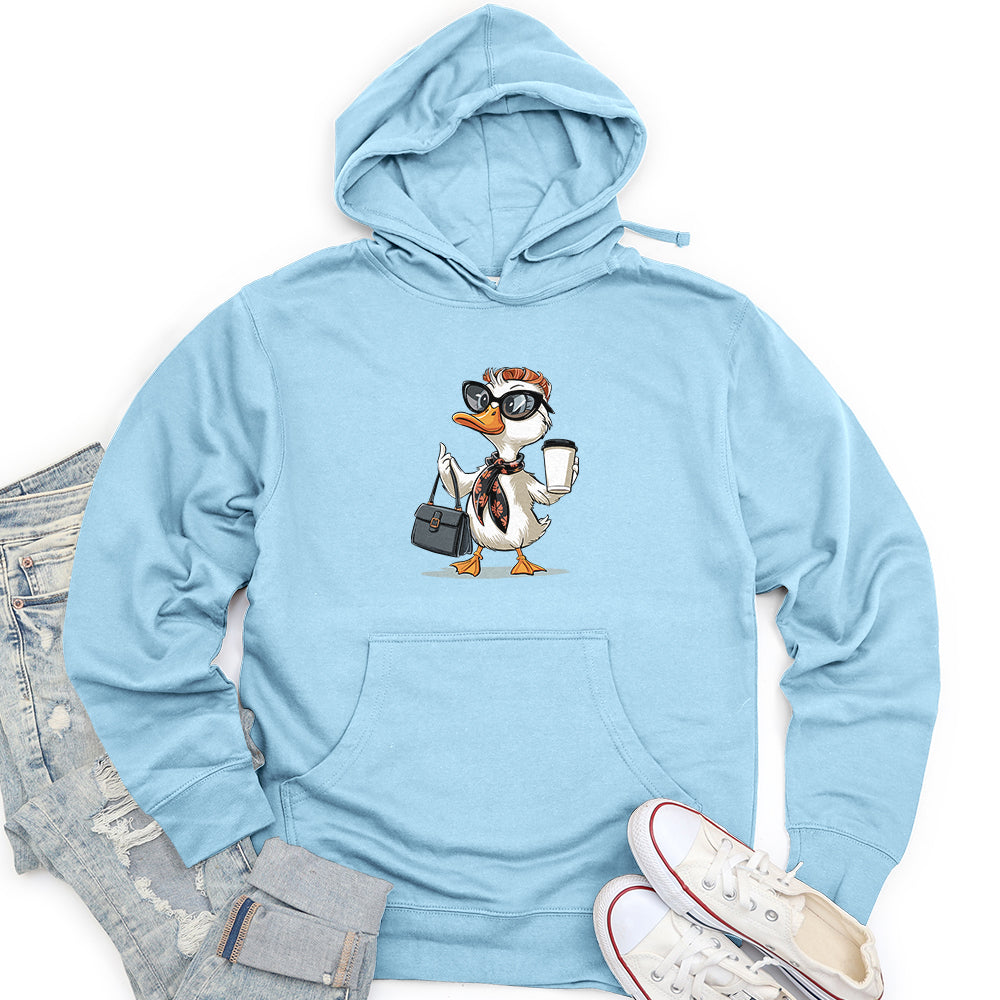 Fashionable Duck Unisex midweight hoodie