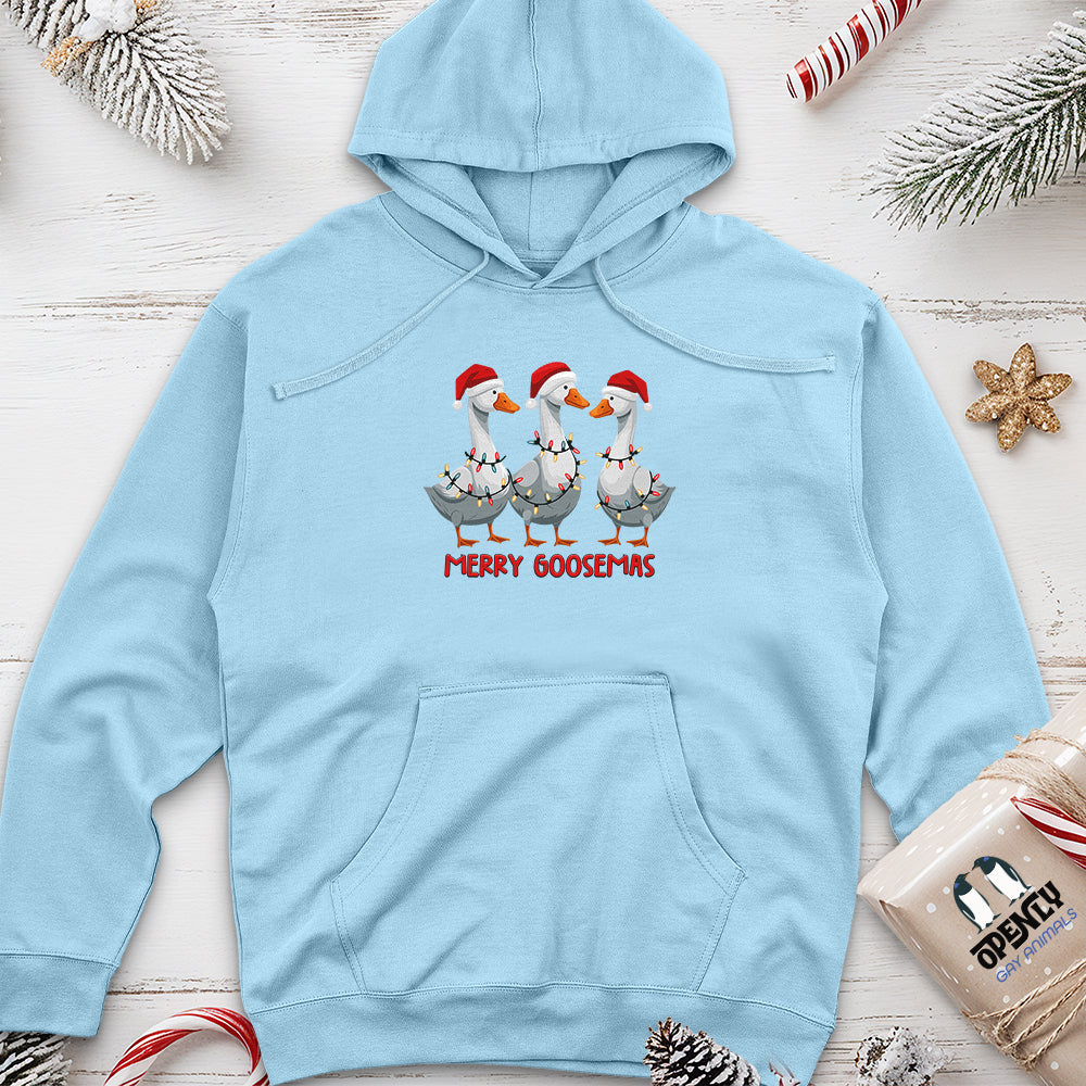 Merry Goosemas Unisex Midweight Hoodie
