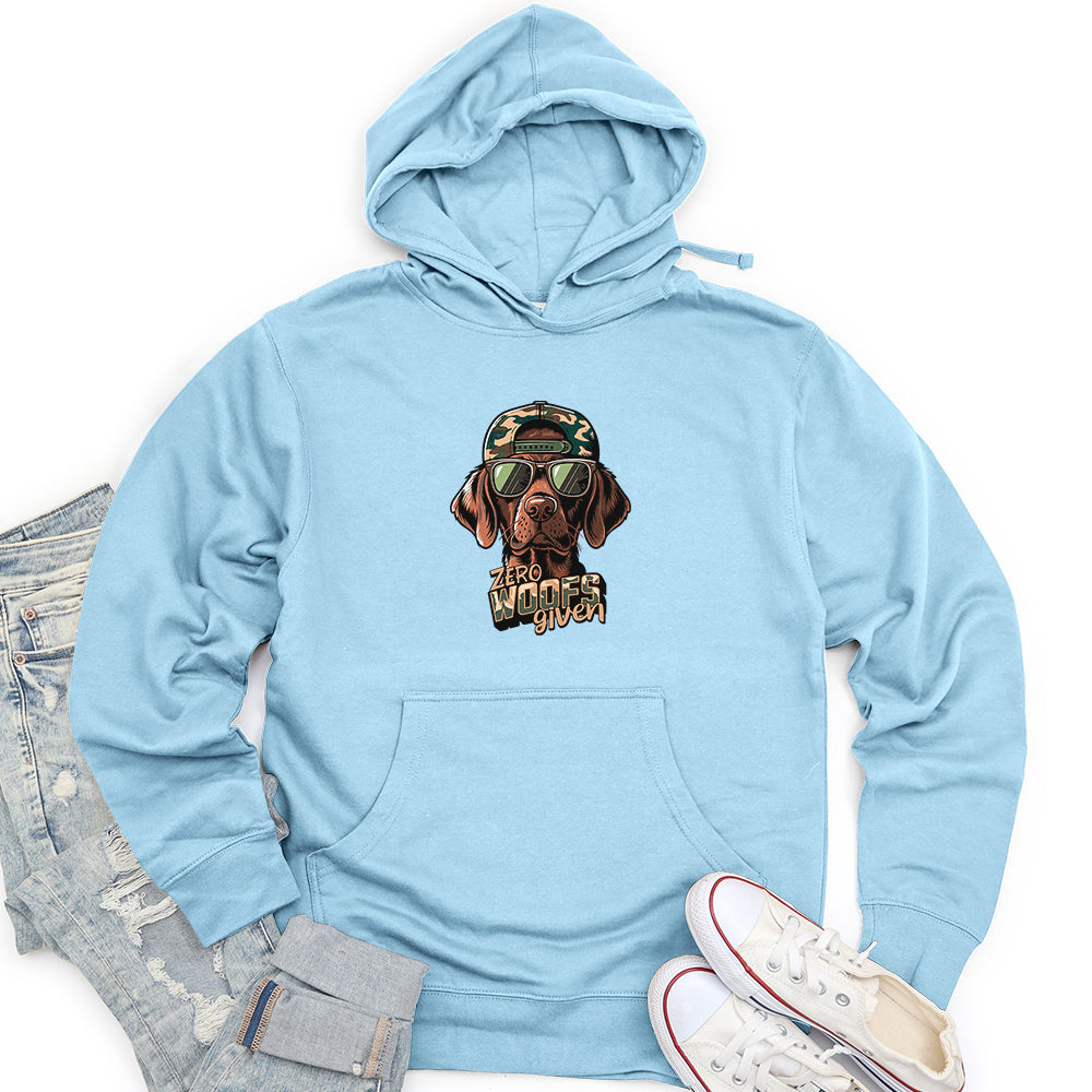 Zero Woofs Given Unisex midweight hoodie