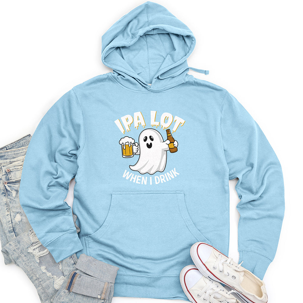 IPA Lot When I Drink Unisex Midweight Hoodie