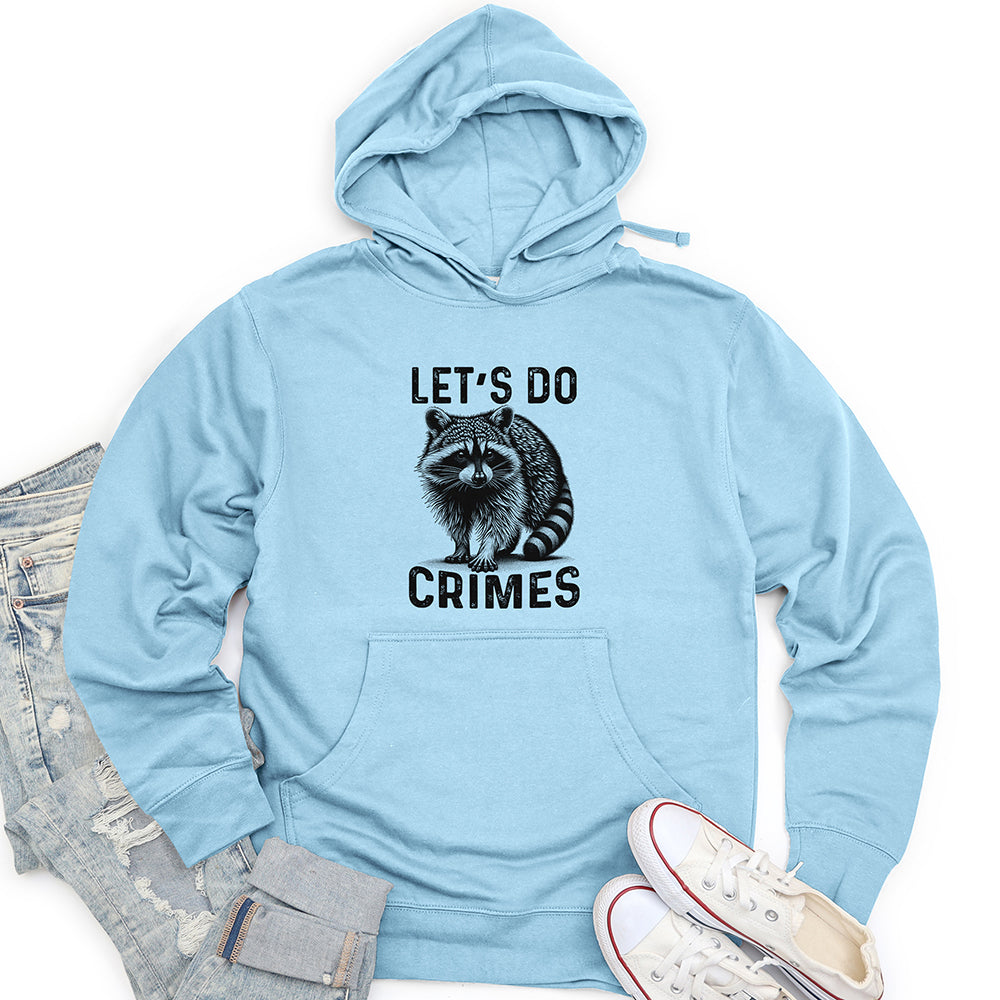 Let's Do Crimes Unisex Midweight Hoodie