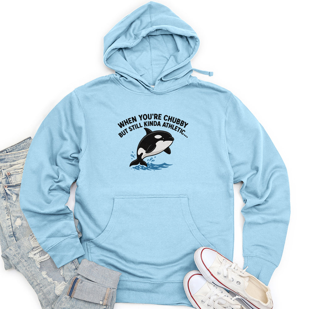 When You're Chubby Unisex midweight hoodie