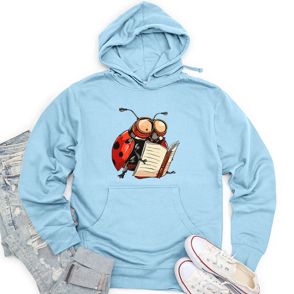 Scholarly Ladybug Unisex Midweight Hoodie