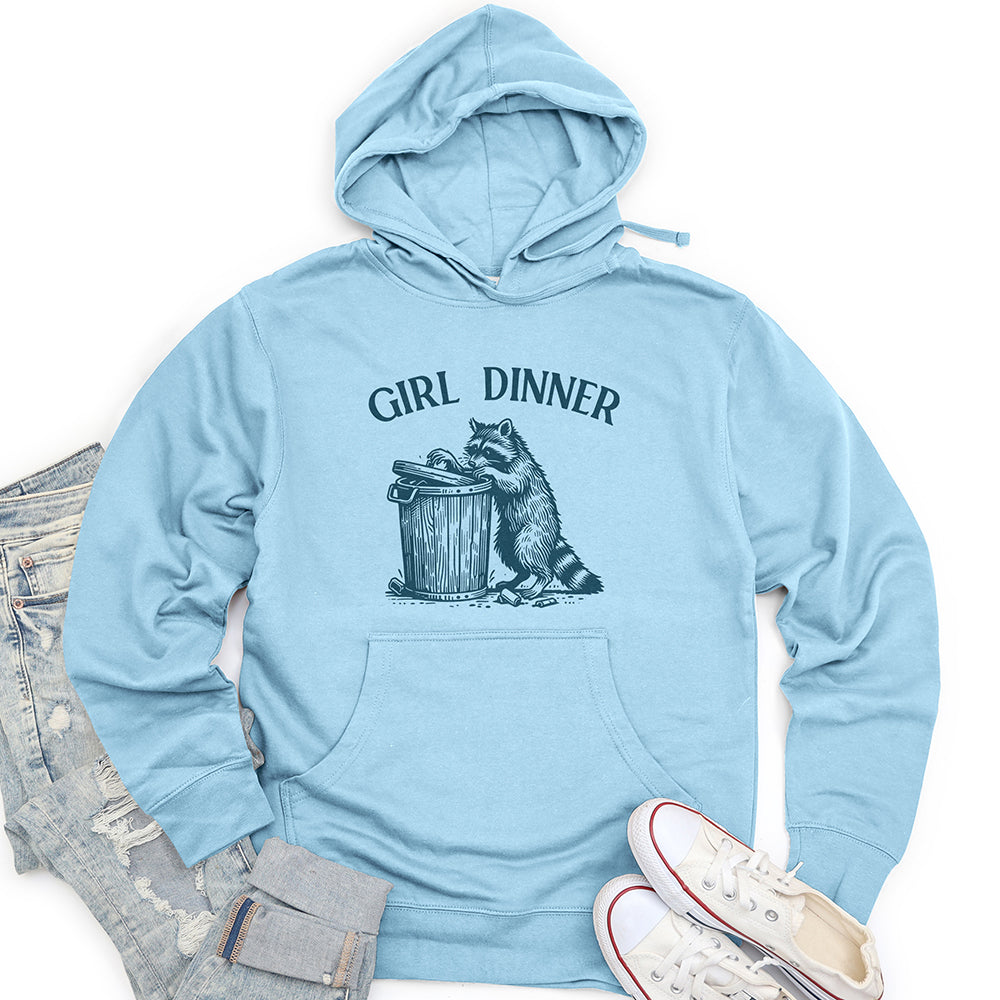 Girl Dinner Unisex Midweight Hoodie