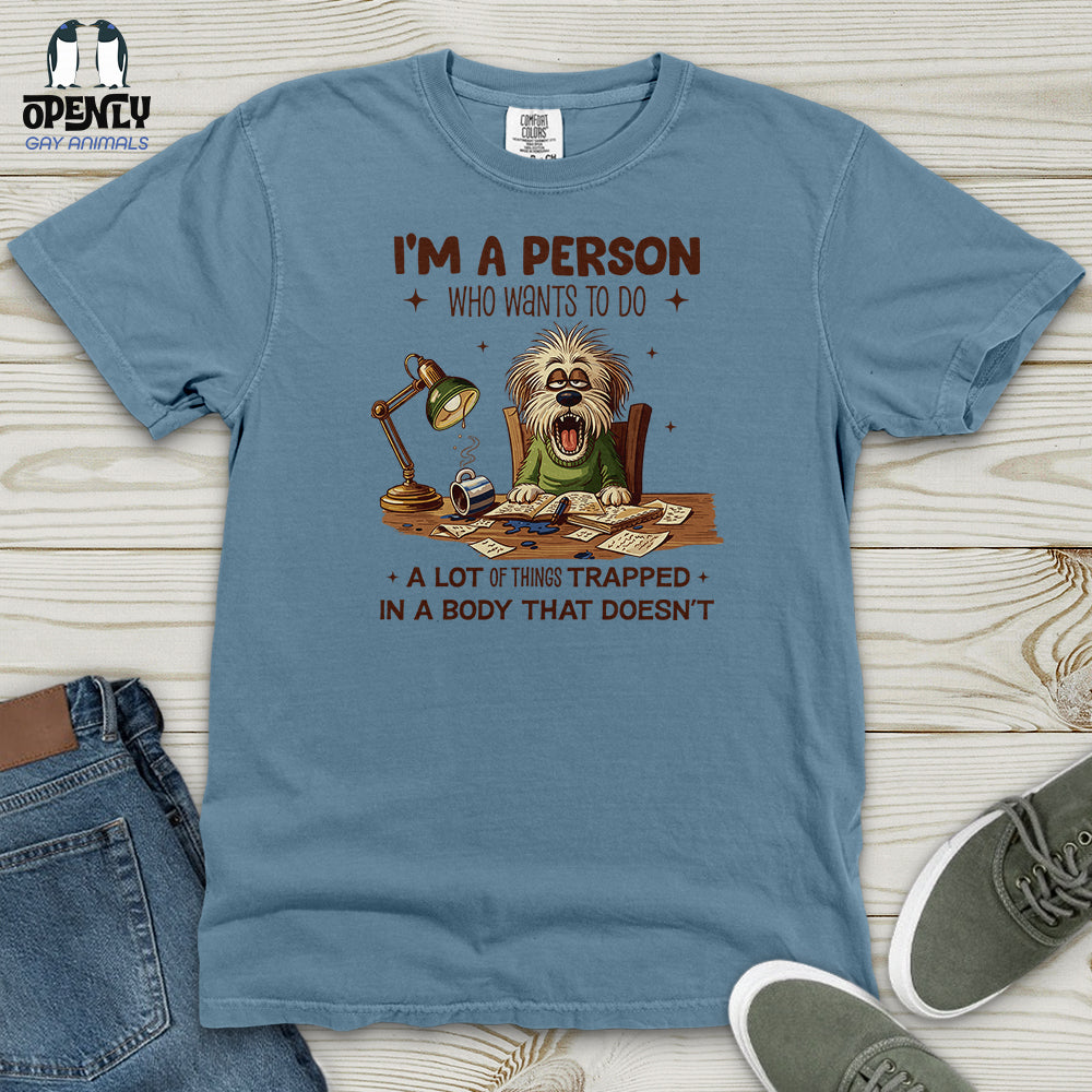 I'm a Person Heavy Cotton Comfort Colors Tee