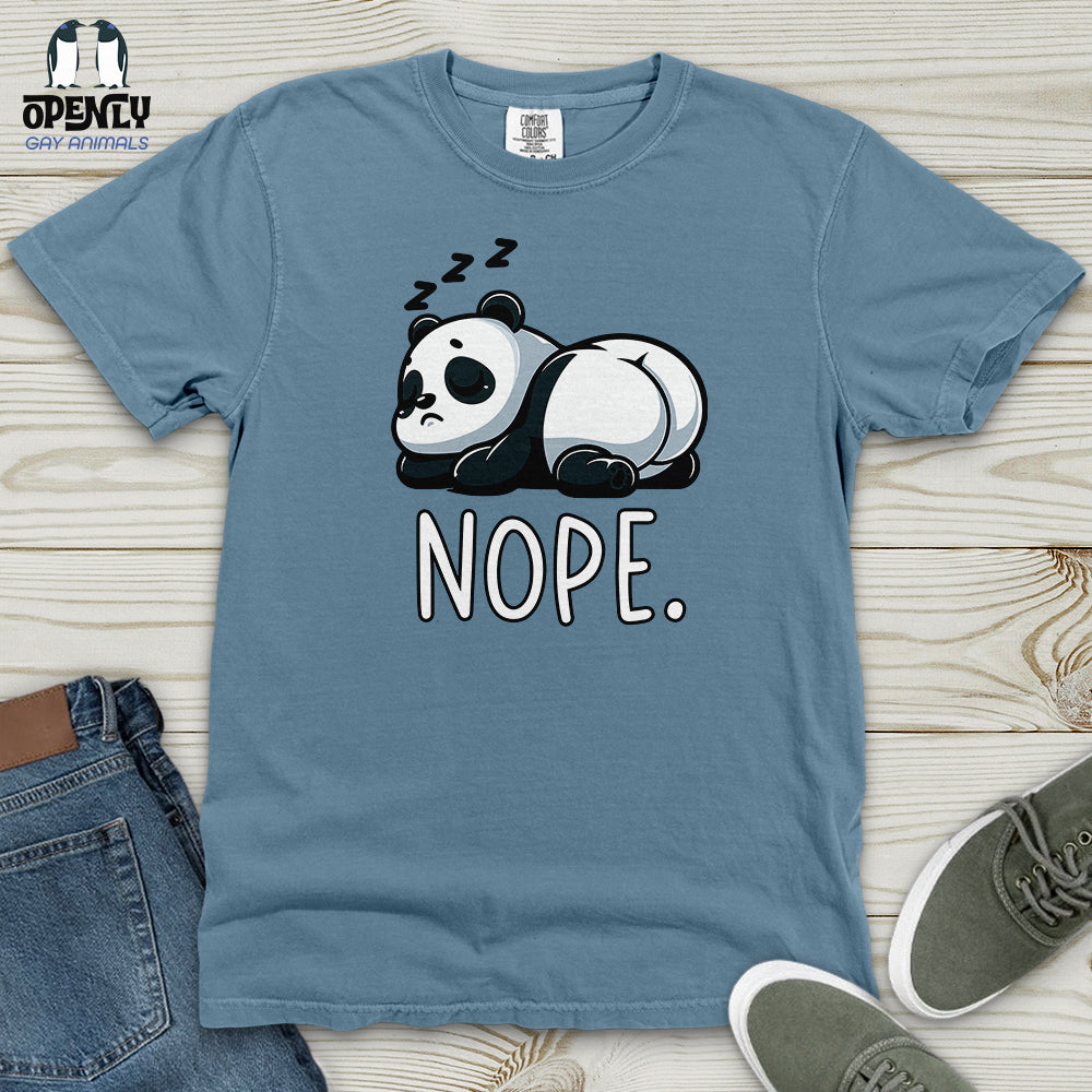 Panda Nope Heavy Cotton Comfort Colors Tee