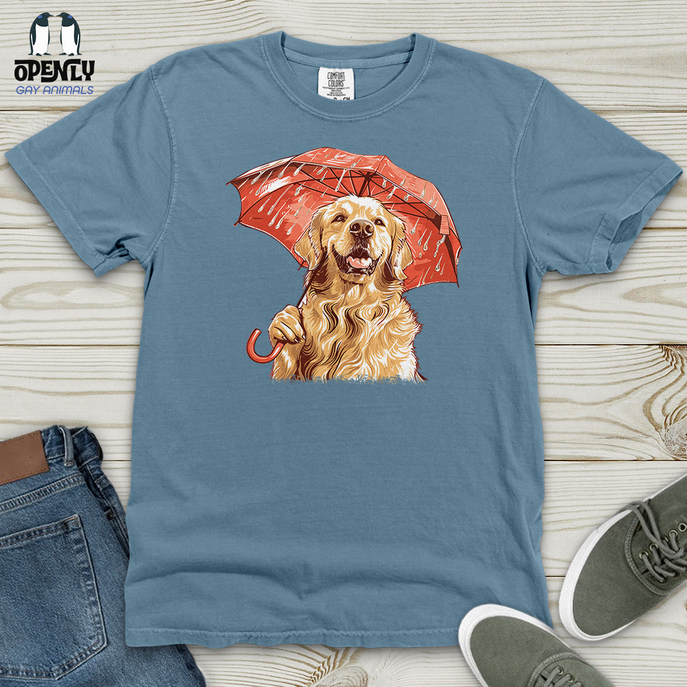 Golden Optimist Umbrella Heavy Cotton Comfort Colors Tee