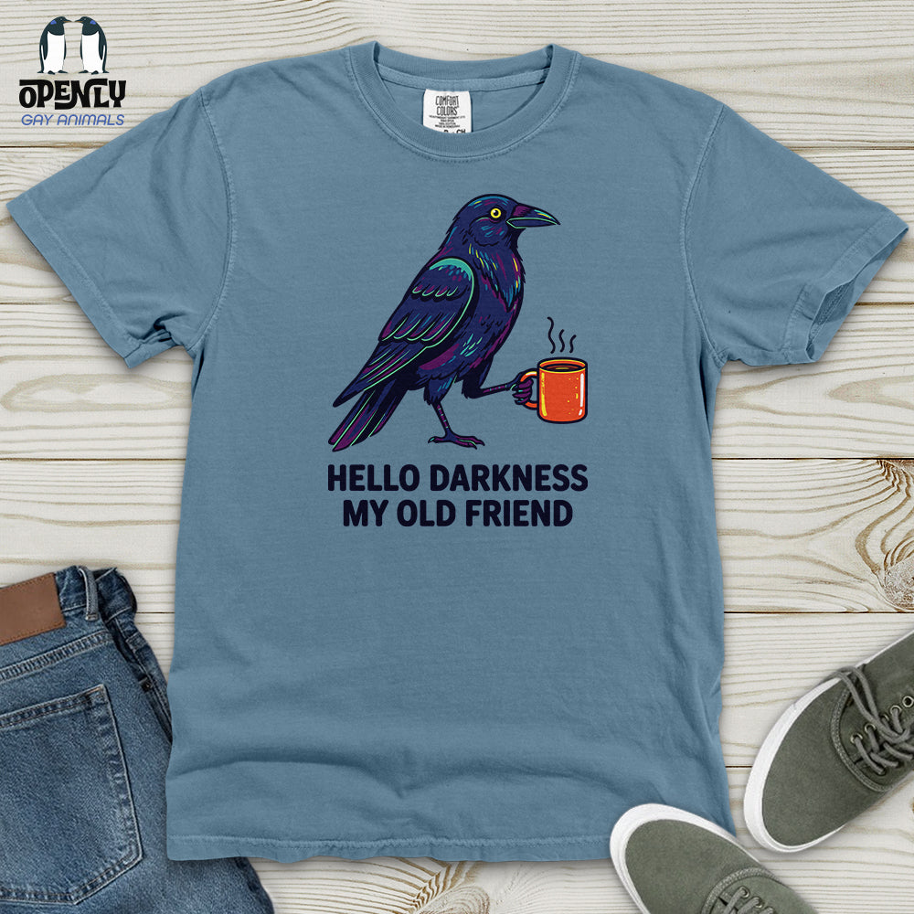 Hello Darkness My Old Friend Heavy Cotton Comfort Colors Tee