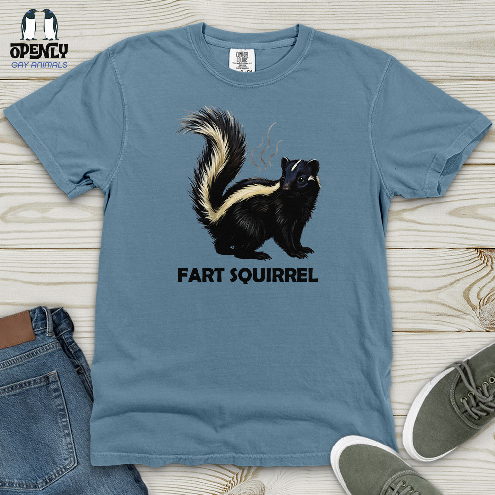 Fart Squirrel Heavy Cotton Comfort Colors Tee