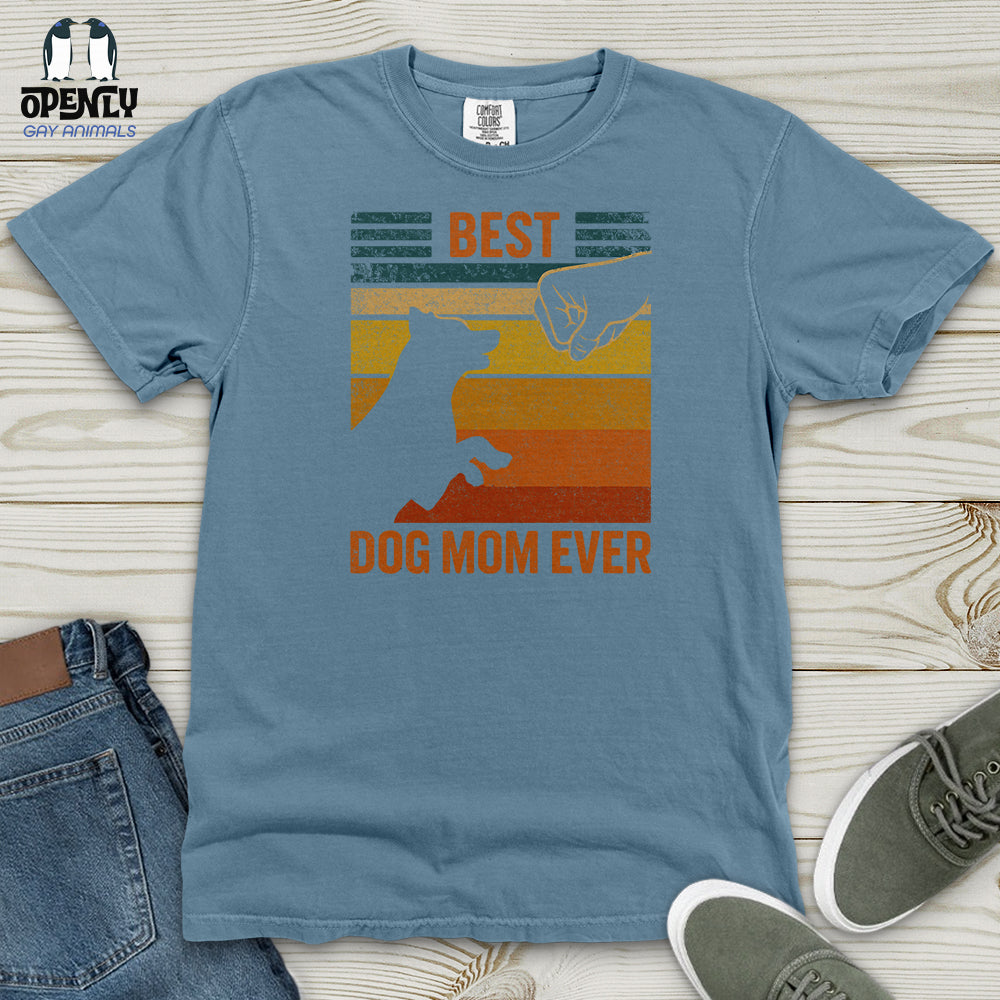 Best Dog Mom Ever Heavy Cotton Comfort Colors Tee
