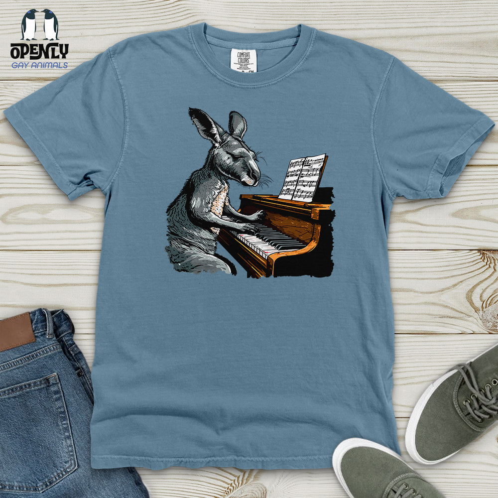Kangaroo Piano Concert Heavy Cotton Comfort Colors Tee
