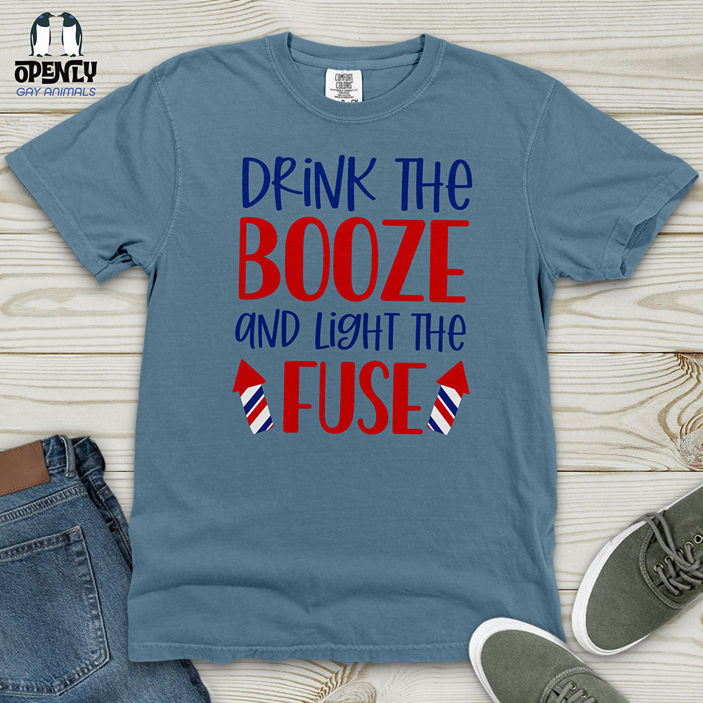 Drink The Booze Heavy Cotton Comfort Colors Tee