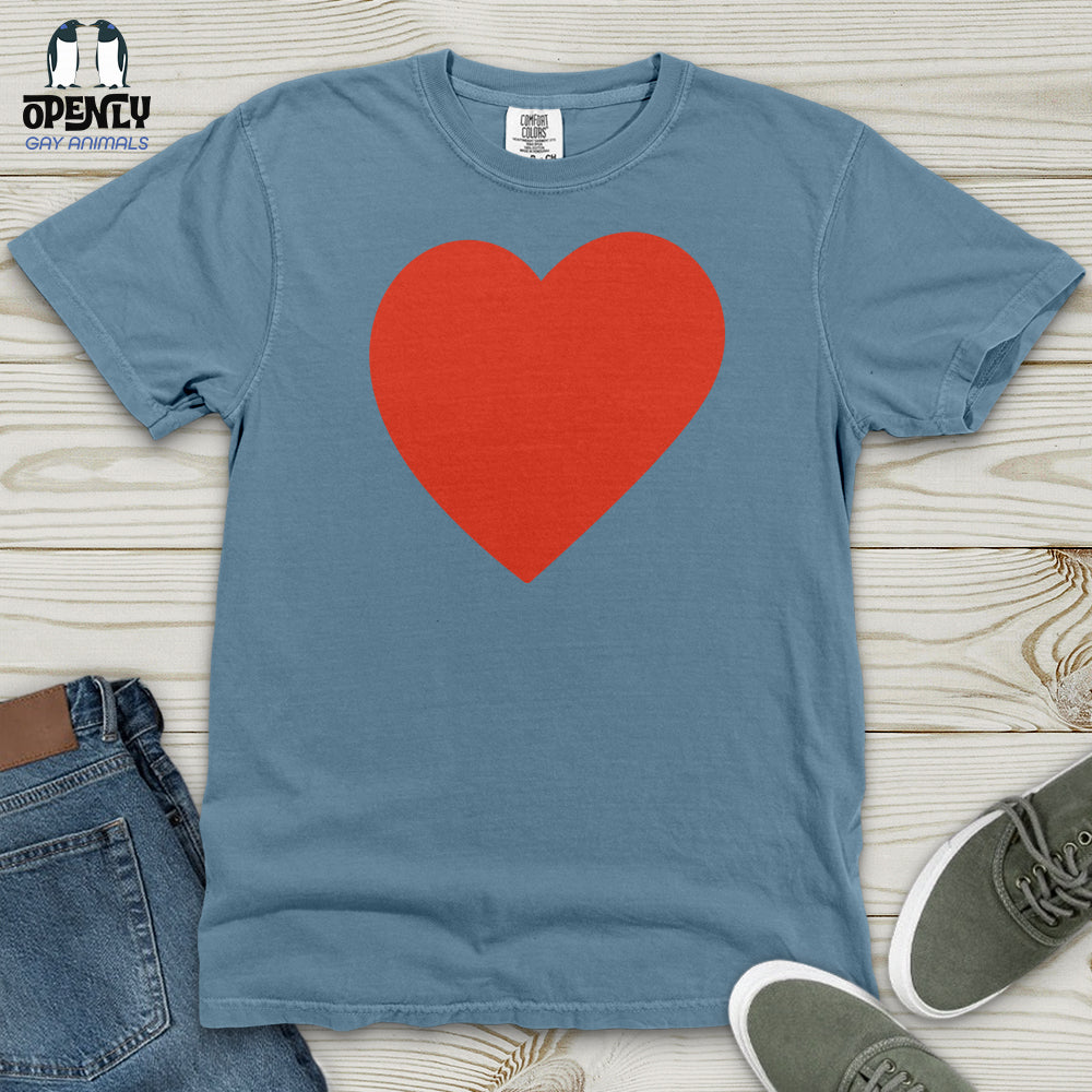 Heart Tee Heavy Cotton Comfort Colors Tee