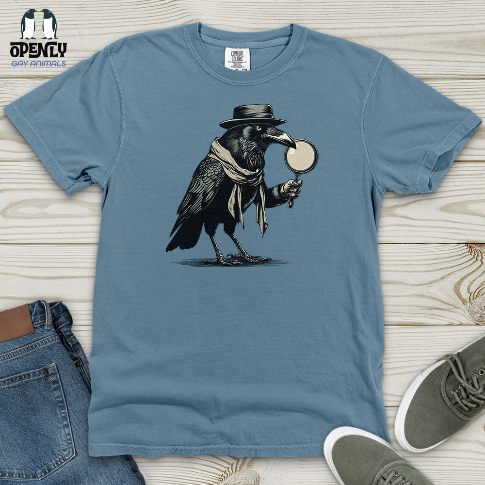 Raven Detective Mystery Heavy Cotton Comfort Colors Tee