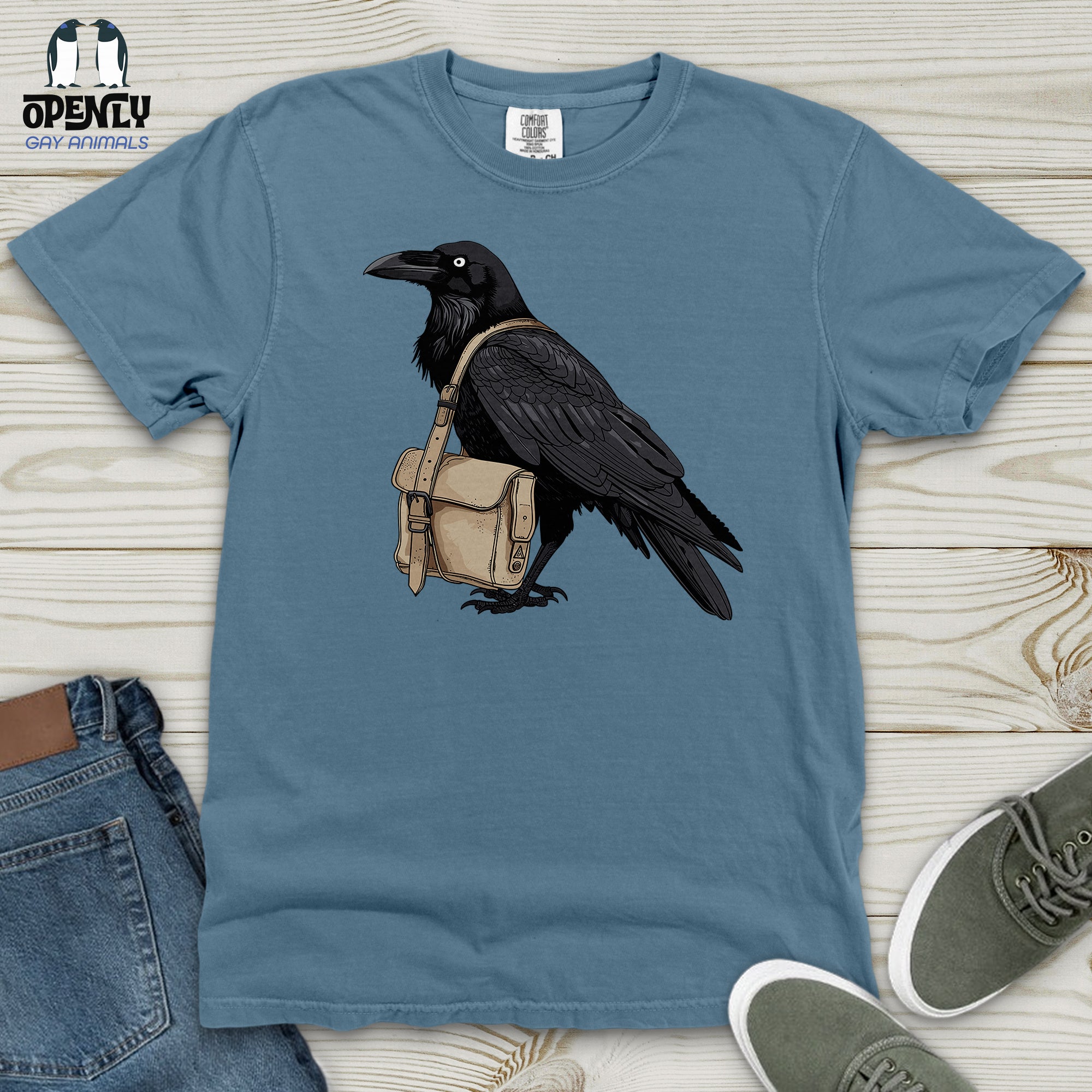 Raven Postal Carrier Heavy Cotton Comfort Colors Tee