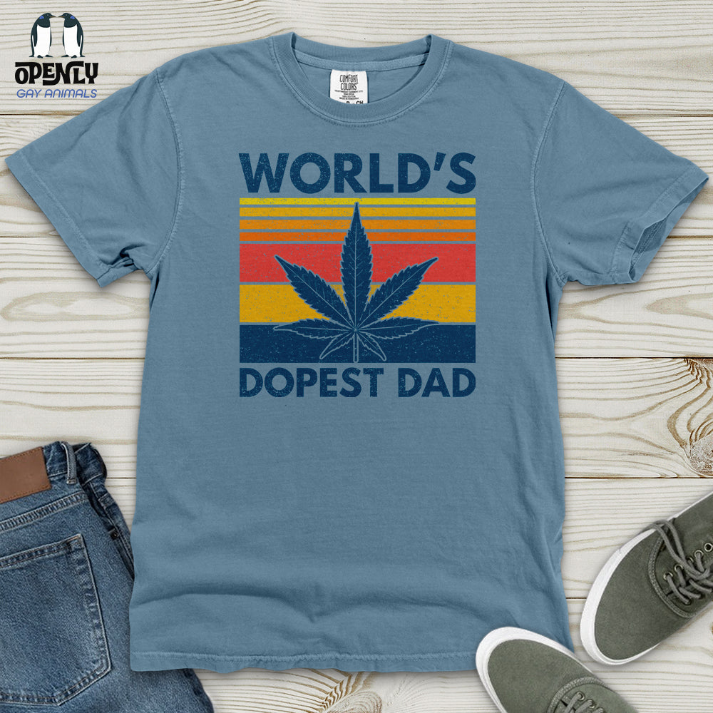 World's Dopest Dad Heavy Cotton Comfort Colors Tee