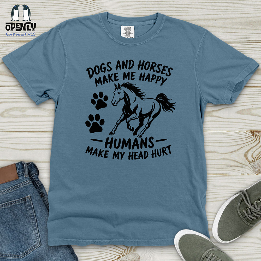 Humans Make My Head Hurt Heavy Cotton Comfort Colors Tee