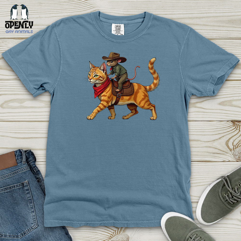 Sheriff Whiskers & the Saddle Mouse Heavy Cotton Comfort Colors Tee